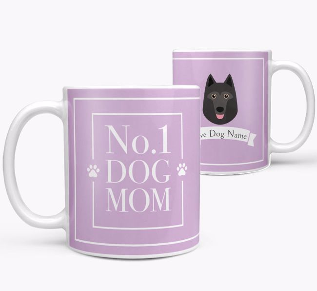 Personalised 'No.1 Mom' Mug from your {breedFullName}